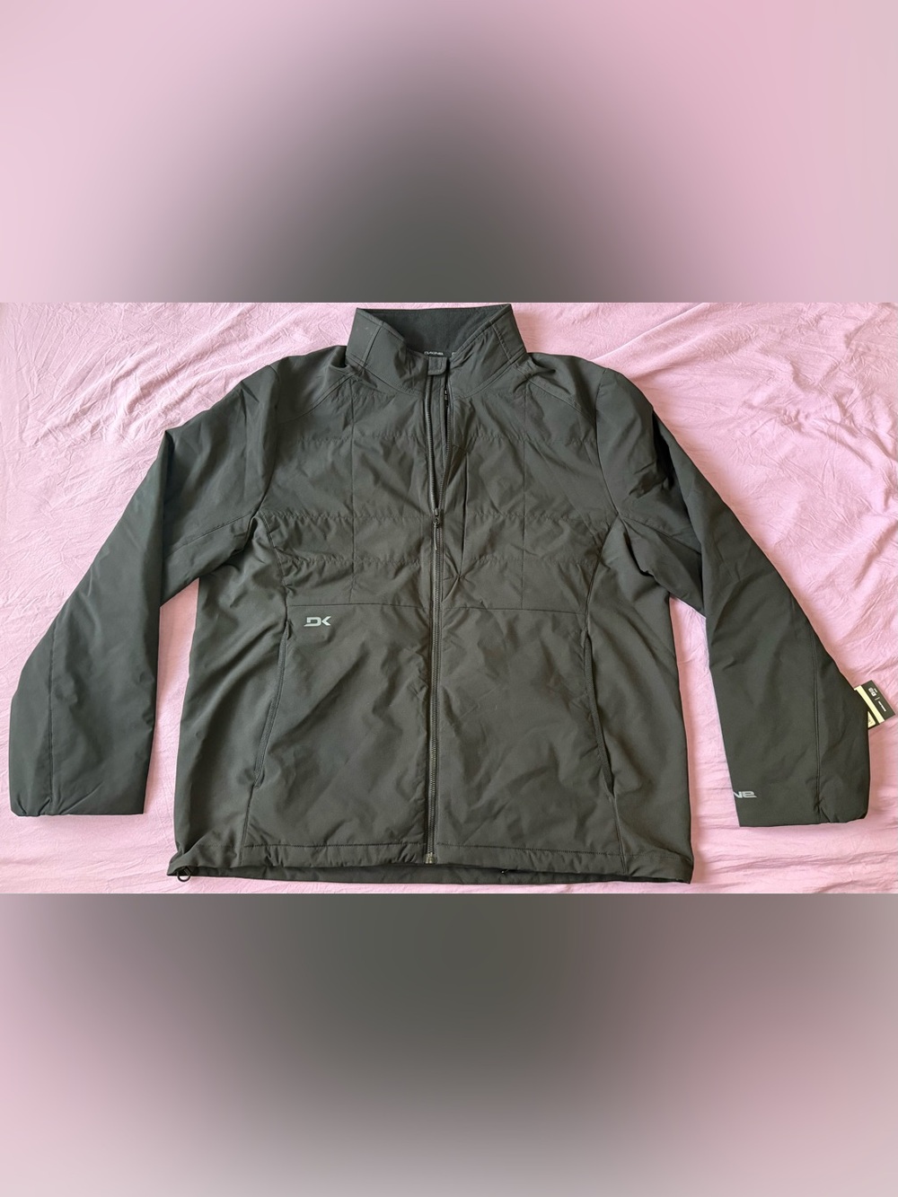 Dakine Men's XL Black Wind/Water Resistant FZ Jacket - NWT